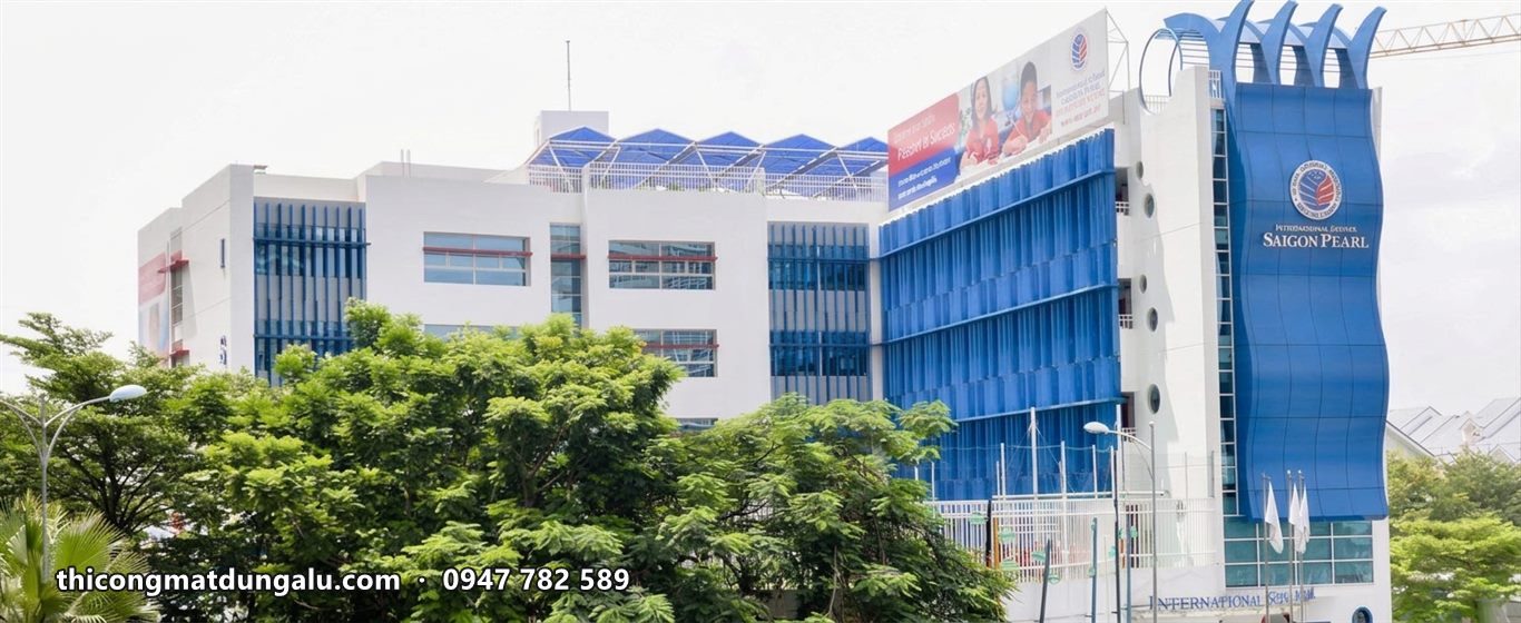 Thi công mặt dựng alu tại TP.HCM