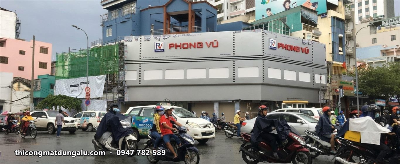 THI CÔNG MẶT DỰNG ALU MÁY TÍNH PHONG VŨ