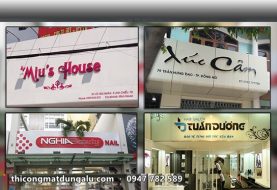 4 chất liệu thông dụng để làm bảng hiệu cửa hàng