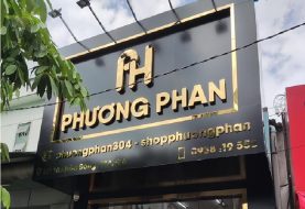 Bảng hiệu cửa hàng điện thoại, mắt kính: mẫu đẹp và cách làm