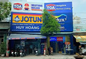 Bảng hiệu cửa hàng sơn, đại lý sơn: mẫu đẹp và cách làm