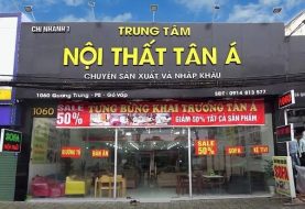 Bảng hiệu showroom nội thất, điện máy, vật liệu xây dựng: mẫu và cách làm