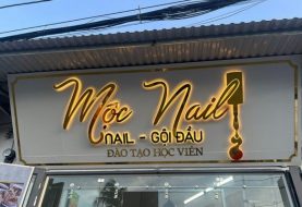 Bảng hiệu spa, nail, thẩm mỹ viện, barber: mẫu đẹp và cách chọn