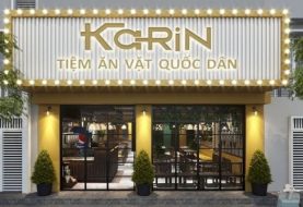 Bảng hiệu tiệm ăn vặt, quán đồ ăn nhanh: mẫu đẹp, nổi ban đêm