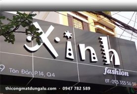 Bảng hiệu shop thời trang đẹp: mẫu, chất liệu và cách làm nổi bật