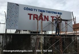 Bảng hiệu alu Công ty TNHH Thương mại Trần Tỷ, Quận 8