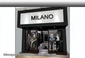 Mặt dựng alu và độ hoàn thiện của bảng hiệu