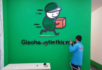 Thi công bảng hiệu Giao Hàng Tiết Kiệm
