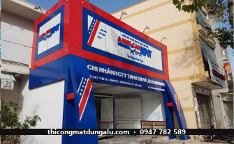 Mặt dựng alu chi nhánh American Home tại Phước Nguyên, TP. Bà Rịa