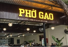 Bảng hiệu quán phở, bún bò, bánh mì: mẫu đẹp và cách làm