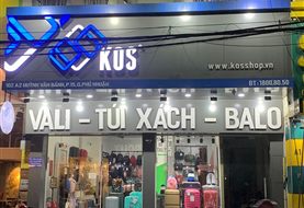Bảng hiệu shop túi xách, vali, balo: mẫu đẹp và cách làm