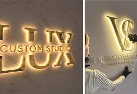 Chữ nổi hắt sáng: cấu tạo, mẫu đẹp và khi nào nên chọn