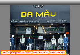 Thiết kế bảng hiệu shop quần áo